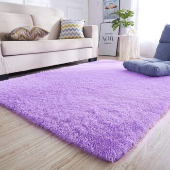 Fashion Soft Fluffy Patched Carpets Area Non-Slip Rugs Floor Mat